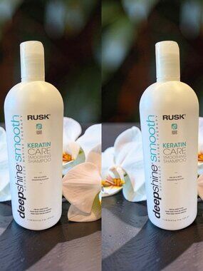 Rusk Keratin Care Smoothing Shampoo 33.8 oz_ 2 units